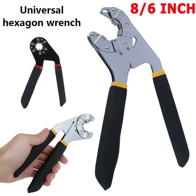 Willstar 8 Inch 6 Inch Multi-function Universal Adjustable Wrench Vintage Hexagon Socket Spanner
Willstar 8 Inch 6 Inch Multi-function Universal Adjustable Wrench Vintage Hexagon Socket Spanner