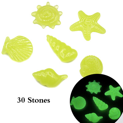30pcsBag DIY Home Decor Luminous Sea Conch Shell Starfish Colorful Glow in Dark Pebbles Rocks Stone for Aquarium Fish Tank
30pcsBag DIY Home Decor Luminous Sea Conch Shell Starfish Colorful Glow in Dark Pebbles Rocks Stone for Aquarium Fish Tank