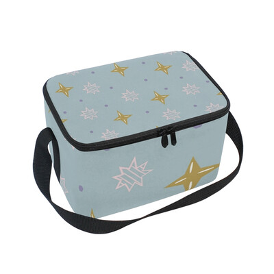 ALAZA Insulated Lunch Box Blue Stars Pattern Lunch Bag for Men Women Portable Tote Bag Cooler Bag
ALAZA Insulated Lunch Box Blue Stars Pattern Lunch Bag for Men Women Portable Tote Bag Cooler Bag