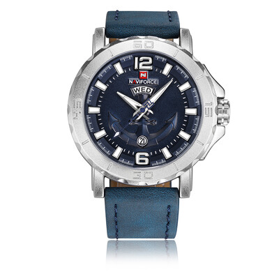 NAVIFORCE Cool Luminous Quartz Men Watch 3ATM Water-Proof Man Casual Wristwatch Genuine Leather Band Calendar & Week Masculino Rel
NAVIFORCE Cool Luminous Quartz Men Watch 3ATM Water-Proof Man Casual Wristwatch Genuine Leather Band Calendar & Week Masculino Rel