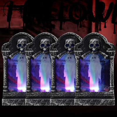 Willstar Halloween Glowing LED Tombstone Light Halloween Home Garden Decor Retro Simulation Pumpkin Skull Halloween Decor
Willstar Halloween Glowing LED Tombstone Light Halloween Home Garden Decor Retro Simulation Pumpkin Skull Halloween Decor