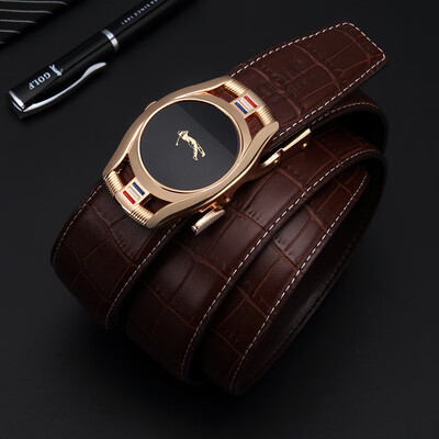Golf GOLF belt mens crocodile pattern suede leather belt alloy automatic buckle mens belt business casual belt belt gift box P8BV34829J brown
Golf GOLF belt mens crocodile pattern suede leather belt alloy automatic buckle mens belt business casual belt belt gift box P8BV34829J brown