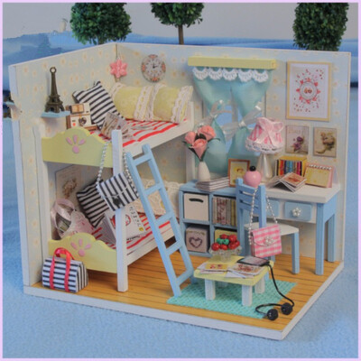 DIY Doll House Creative Wooden Toy Model Miniature Doll House Furniture Kit Toys for children Gifts
DIY Doll House Creative Wooden Toy Model Miniature Doll House Furniture Kit Toys for children Gifts
