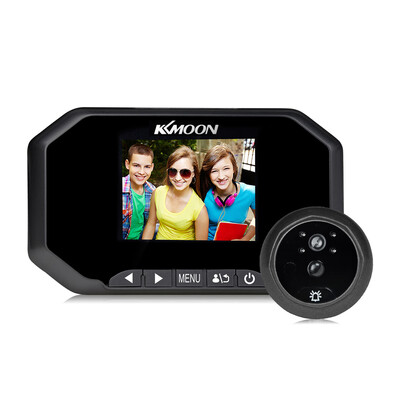 KKmoon 3" LCD 720P Digital Peephole Viewer 160° PIR Door Eye Doorbell Camera IR Night Vision Motion Detection Photo TakingVideo
KKmoon 3" LCD 720P Digital Peephole Viewer 160° PIR Door Eye Doorbell Camera IR Night Vision Motion Detection Photo TakingVideo