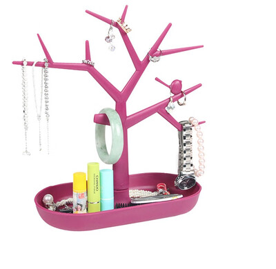 Novel Jewelry Necklace Earring ring tree Stand with bird&tray Organizer Holder Show Rack Jewelry display Tool gift makeup tool
Novel Jewelry Necklace Earring ring tree Stand with bird&tray Organizer Holder Show Rack Jewelry display Tool gift makeup tool