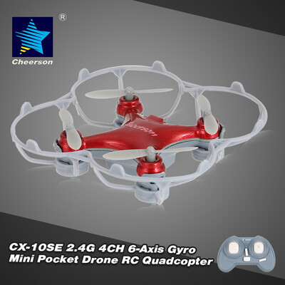 Original Cheerson CX-10SE 24G 4CH 6-Axis Gyro Mini Drone UFO with LED Lights RTF RC Quadcopter
Original Cheerson CX-10SE 24G 4CH 6-Axis Gyro Mini Drone UFO with LED Lights RTF RC Quadcopter