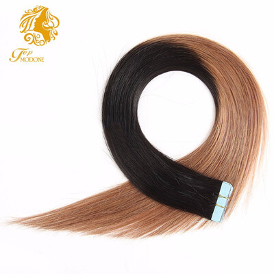 22 "seamless extension human wig double-sided gel hair