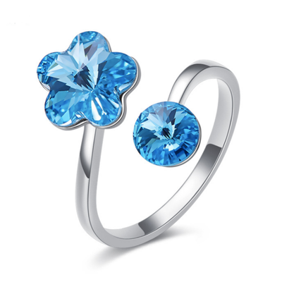 Bright Shining Sparkling 925 Sterling Silver Beautiful Flowers Ring for Women Girls Made with Swarovski Crystals Jewelry Sets Gift
Bright Shining Sparkling 925 Sterling Silver Beautiful Flowers Ring for Women Girls Made with Swarovski Crystals Jewelry Sets Gift