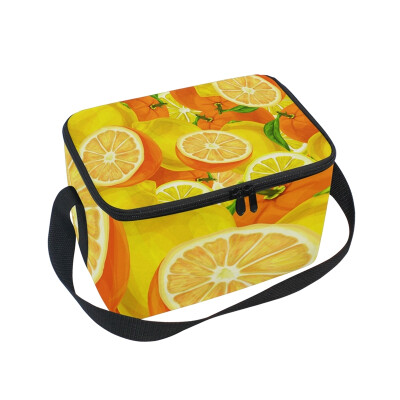 ALAZA Lunch Box Insulated Lemon Orange Lunch Bag Large Cooler Tote Bagfor Men Women
ALAZA Lunch Box Insulated Lemon Orange Lunch Bag Large Cooler Tote Bagfor Men Women