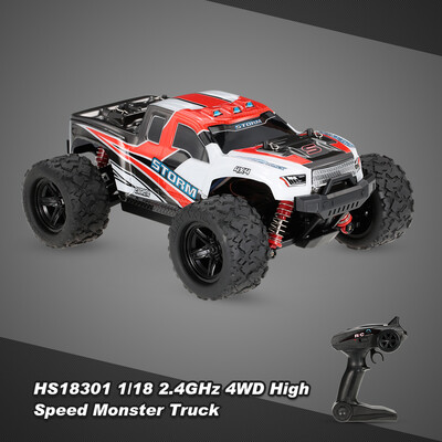 Linxtech HS18302 118 24GHz 4WD 36kmh High Speed Monster Truck Buggy RC Off-Road Racing Car Vehicle Kids Toy Gift
Linxtech HS18302 118 24GHz 4WD 36kmh High Speed Monster Truck Buggy RC Off-Road Racing Car Vehicle Kids Toy Gift