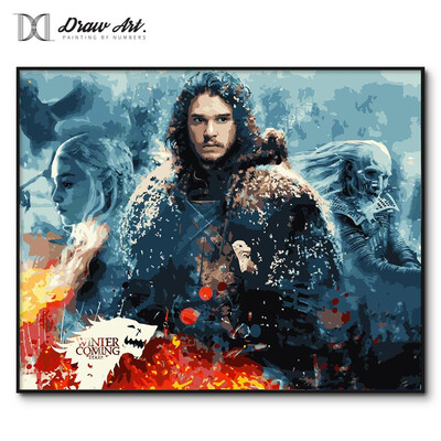 Game of Thrones painting by numbers Framed picture oil painting by numbers wall decor actylic paint by number kits Jon Snow
Game of Thrones painting by numbers Framed picture oil painting by numbers wall decor actylic paint by number kits Jon Snow