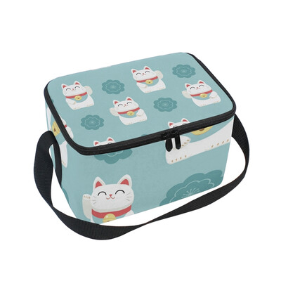 ALAZA Insulated Lunch Box Fortune Cat Lunch Bag for Men Women Portable Tote Bag Cooler Bag
ALAZA Insulated Lunch Box Fortune Cat Lunch Bag for Men Women Portable Tote Bag Cooler Bag