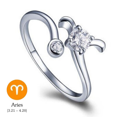 12 Constellations Exquisite Glistening Retro Lovers Ring Women Ancient Elegant Attractive Zinc Alloy Finger Ring
12 Constellations Exquisite Glistening Retro Lovers Ring Women Ancient Elegant Attractive Zinc Alloy Finger Ring