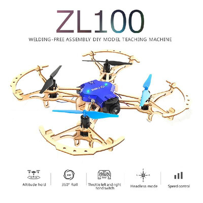 ZL100 Wooden Aircraft DIY Drone with Camera 720P Wifi FPV Altitude Hold Display Headless Mode Training Educational Quadcopter
ZL100 Wooden Aircraft DIY Drone with Camera 720P Wifi FPV Altitude Hold Display Headless Mode Training Educational Quadcopter