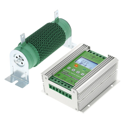 LCD Wind Solar Hybrid Charge Controller MPPT Boost Charge 1224V Auto Lighting Street Lamp Charging Controller 600W Wind 400W So