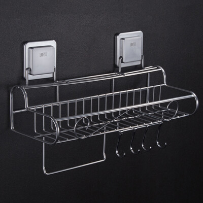 Le bathroom bathroom shelf stainless steel towel rack free punch toilet toilet towel rack hotel bathroom storage storage shelf multi-function kitchen storage rack
Le bathroom bathroom shelf stainless steel towel rack free punch toilet toilet towel rack hotel bathroom storage storage shelf multi-function kitchen storage rack