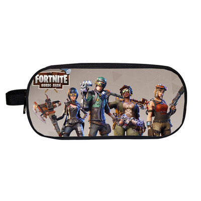 Fortnite Night Animation Children Pencil Bag Pen Bags Students Stationery Bag
