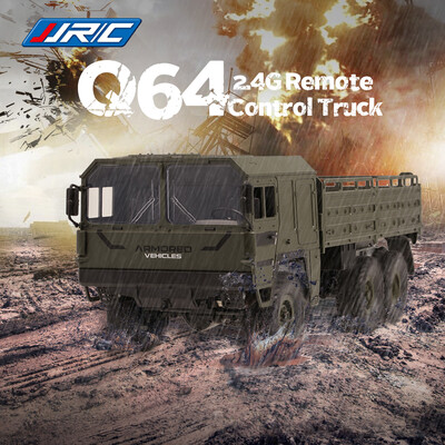 JJRC Q64 116 RC Off-Road Military Truck 24G 6WD Car with Head Lights 500g Load RC Pickup Car Gift for Kids
JJRC Q64 116 RC Off-Road Military Truck 24G 6WD Car with Head Lights 500g Load RC Pickup Car Gift for Kids