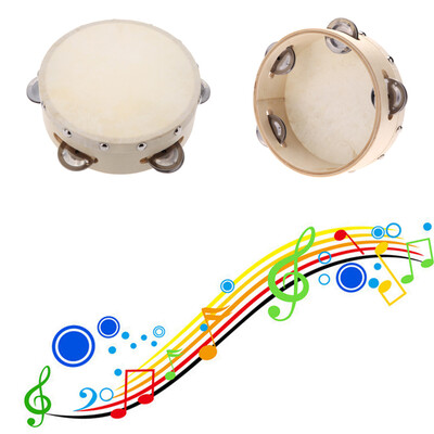6in Hand Held Tambourine Drum Bell Metal Jingles Percussion Musical Toy for KTV Party Kids Games
6in Hand Held Tambourine Drum Bell Metal Jingles Percussion Musical Toy for KTV Party Kids Games