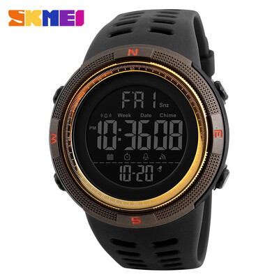 SKMEI Fashion Outdoor Sport Watch Men Multifunction Watches Alarm Clock Chrono 5Bar Waterproof Digital Watch reloj hombre 1251
SKMEI Fashion Outdoor Sport Watch Men Multifunction Watches Alarm Clock Chrono 5Bar Waterproof Digital Watch reloj hombre 1251