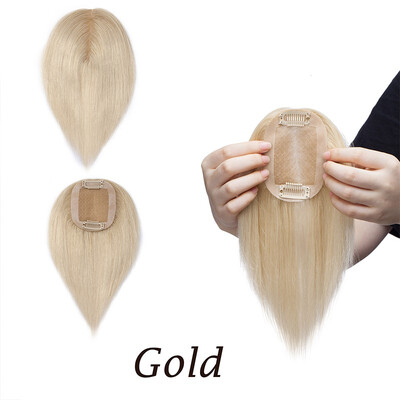 Silk Base Human Hair Toppers for Women Clip in Top Hairpiece Toupee for Thinning Hair
Silk Base Human Hair Toppers for Women Clip in Top Hairpiece Toupee for Thinning Hair