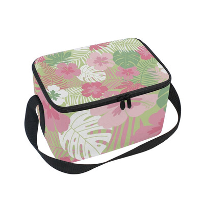ALAZA Lunch Box Insulated Lunch Bag Large Cooler Tote Bag Pink Flowers Leaves for Men Women Girls Boys
ALAZA Lunch Box Insulated Lunch Bag Large Cooler Tote Bag Pink Flowers Leaves for Men Women Girls Boys