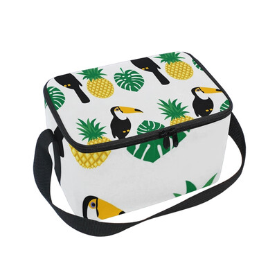 Lunch Box Insulated Lunch Bag Large Cooler Crow And Pineapple Tote Bagfor Kids Men Women
Lunch Box Insulated Lunch Bag Large Cooler Crow And Pineapple Tote Bagfor Kids Men Women