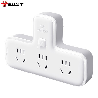 Bull BULL GN-9603K font shape one turn three socket conversion plug power converter 3 bit total control wireless conversion socket
Bull BULL GN-9603K font shape one turn three socket conversion plug power converter 3 bit total control wireless conversion socket