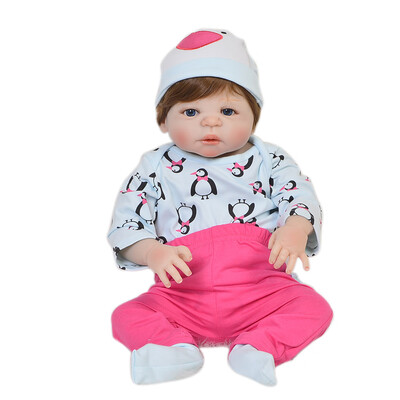 Full Silicone Vinyl Handmade Baby Doll Reborn 23 Inch Lifelike Newborn Babies Girl With Hair Children Birthday Christmas Gift
Full Silicone Vinyl Handmade Baby Doll Reborn 23 Inch Lifelike Newborn Babies Girl With Hair Children Birthday Christmas Gift