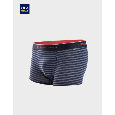 HLA jellyfish underwear mens 2018 autumn new comfortable mid-waist cotton ammonia knitted boxer shorts HUKAJ3E045A blue gray stripes 45 185110
HLA jellyfish underwear mens 2018 autumn new comfortable mid-waist cotton ammonia knitted boxer shorts HUKAJ3E045A blue gray stripes 45 185110