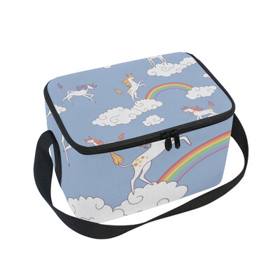 ALAZA Lunch Box Insulated Lunch Bag Large Cooler Tote Bag Rainbow Horses Clouds for Men Women Girls Boys
ALAZA Lunch Box Insulated Lunch Bag Large Cooler Tote Bag Rainbow Horses Clouds for Men Women Girls Boys
