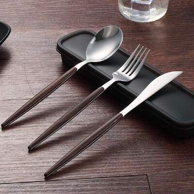 Wood Grain Stainless Steel Western Food Tableware Portable Steak Cut&Fork Set 3pcs Dinnerware Kit
Wood Grain Stainless Steel Western Food Tableware Portable Steak Cut&Fork Set 3pcs Dinnerware Kit