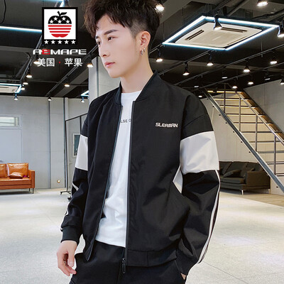AEMAPEAmerican Apple Jacket Mens Jacket 2019 Spring New Slim Stand Collar Mens Fashion Casual Trends Baseball Clothes 9025 Black M
AEMAPEAmerican Apple Jacket Mens Jacket 2019 Spring New Slim Stand Collar Mens Fashion Casual Trends Baseball Clothes 9025 Black M