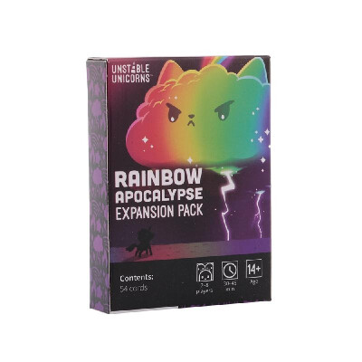 Unstable Unicorns Rainbow Apocalypse Expansion Pack Card Game Party Play Cards A Card Game for Kids Children
Unstable Unicorns Rainbow Apocalypse Expansion Pack Card Game Party Play Cards A Card Game for Kids Children