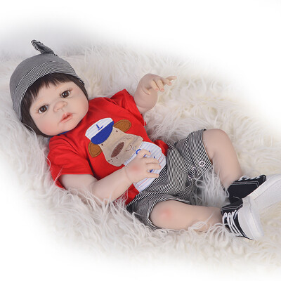 Full Silicone Vinyl 23 57 cm Fashion Reborn Menina Baby Toy Lifelike Reborn Baby Dolls Newborn Kids Birthday XMAS Gifts
Full Silicone Vinyl 23 57 cm Fashion Reborn Menina Baby Toy Lifelike Reborn Baby Dolls Newborn Kids Birthday XMAS Gifts