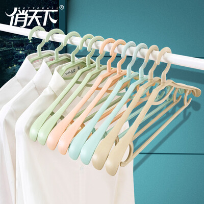Pretty world coat hanger thick wide shoulder drying rack no trace non-slip hanger plastic head rotatable wet&dry dual-use adult children clothes support color 3 WG-1529
Pretty world coat hanger thick wide shoulder drying rack no trace non-slip hanger plastic head rotatable wet&dry dual-use adult children clothes support color 3 WG-1529