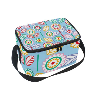 ALAZA Insulated Lunch Box Colorful Floral Lunch Bag for Men Women Portable Tote Bag Cooler Bag
ALAZA Insulated Lunch Box Colorful Floral Lunch Bag for Men Women Portable Tote Bag Cooler Bag