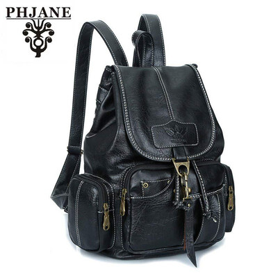 PHJANE Womens New Fashion Backpack Vintage Style Waterproof Leather Backpack Purse for Girls
PHJANE Womens New Fashion Backpack Vintage Style Waterproof Leather Backpack Purse for Girls