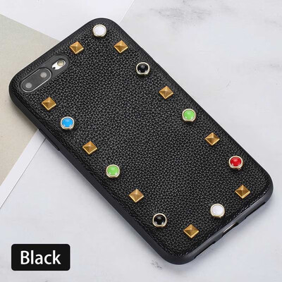 Leather phone case iPhone5 6 7 8s plus protective shell small lychee rivet all-inclusive for x xs max xr phone case
Leather phone case iPhone5 6 7 8s plus protective shell small lychee rivet all-inclusive for x xs max xr phone case