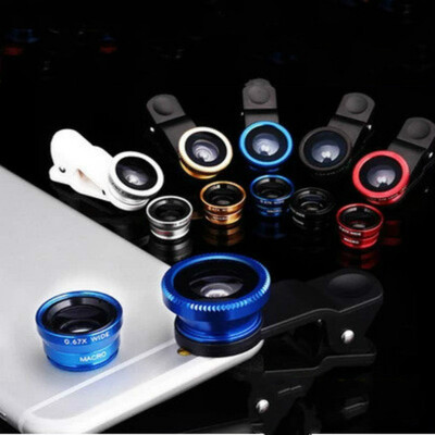 Universal Mobile Phone Lens Wide-angle Macro Fisheye Three-in-one Set External
Universal Mobile Phone Lens Wide-angle Macro Fisheye Three-in-one Set External