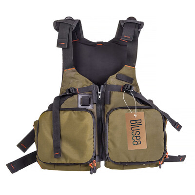 Blusea Fly Fishing Life Vest Pack Breathable Kayaking Fishing Life Jacket Safety Waistcoat Survival Utility Vest
Blusea Fly Fishing Life Vest Pack Breathable Kayaking Fishing Life Jacket Safety Waistcoat Survival Utility Vest