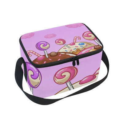 ALAZA Lunch Box Insulated Lunch Bag Large Cooler Sweet Dessert Tote Bag