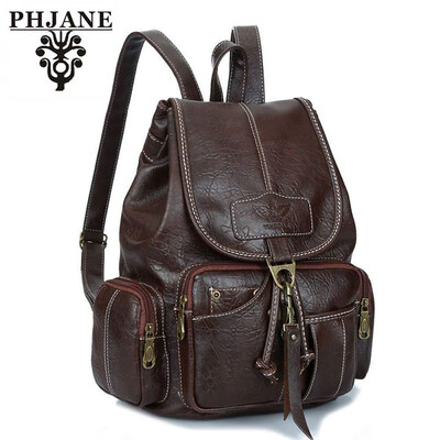 PHJANE Womens New Fashion Backpack Vintage Style Waterproof Leather Backpack Purse for Girls
PHJANE Womens New Fashion Backpack Vintage Style Waterproof Leather Backpack Purse for Girls