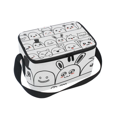 ALAZA Lunch Box Insulated Lunch Bag Large Cooler Lovely Kawaii Monsters Tote Bag
ALAZA Lunch Box Insulated Lunch Bag Large Cooler Lovely Kawaii Monsters Tote Bag