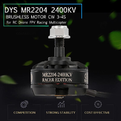 DYS MR2204 2400KV Brushless Motor CW Thread 3-4S for RC Drone FPV Racing Multicopter Multirotor
DYS MR2204 2400KV Brushless Motor CW Thread 3-4S for RC Drone FPV Racing Multicopter Multirotor