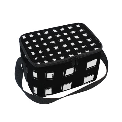 Lunch Box Insulated Lunch Bag Large Cooler Lattic Black Tote Bagfor Kids Men Women
Lunch Box Insulated Lunch Bag Large Cooler Lattic Black Tote Bagfor Kids Men Women