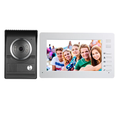 7inch TFT-LCD Color Screen Wird Video Door Phone with 1Indoor Monitor 1Outdoor Camera Support Night Vision Waterproof Unlock Mon
7inch TFT-LCD Color Screen Wird Video Door Phone with 1Indoor Monitor 1Outdoor Camera Support Night Vision Waterproof Unlock Mon