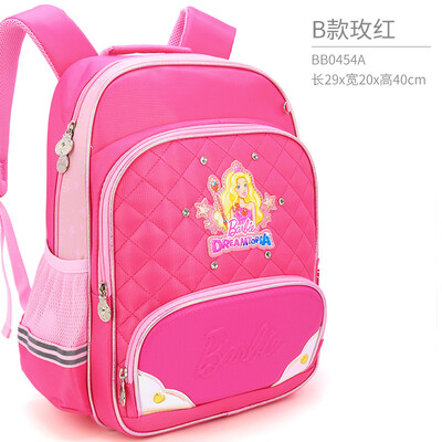 Barbie childrens school bag primary school students 1-4 grade girls cute backpacks ridges to reduce the burden girls cartoon backpack rose red BB0454A
Barbie childrens school bag primary school students 1-4 grade girls cute backpacks ridges to reduce the burden girls cartoon backpack rose red BB0454A
