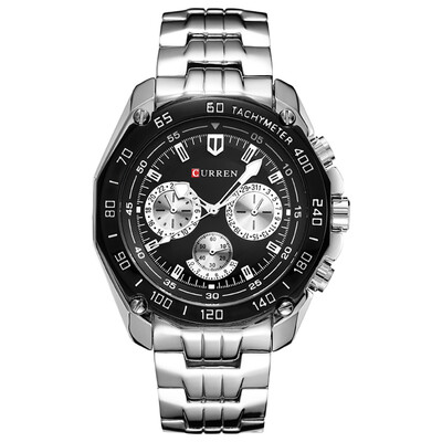 CURREN Fashion Casual Business Steel Belt Quartz Men\s Watch