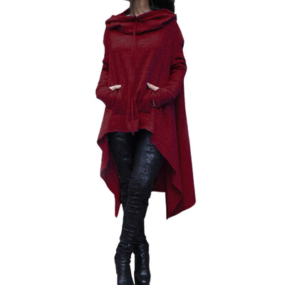 Fashion Women Hoodies Dress Hooded Neck Drawstring Asymmetric Long Sleeves Pullover Casual Sweatshirt
Fashion Women Hoodies Dress Hooded Neck Drawstring Asymmetric Long Sleeves Pullover Casual Sweatshirt